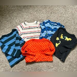 Toddler 3t Long Sleeve 5 Shirt Bundle